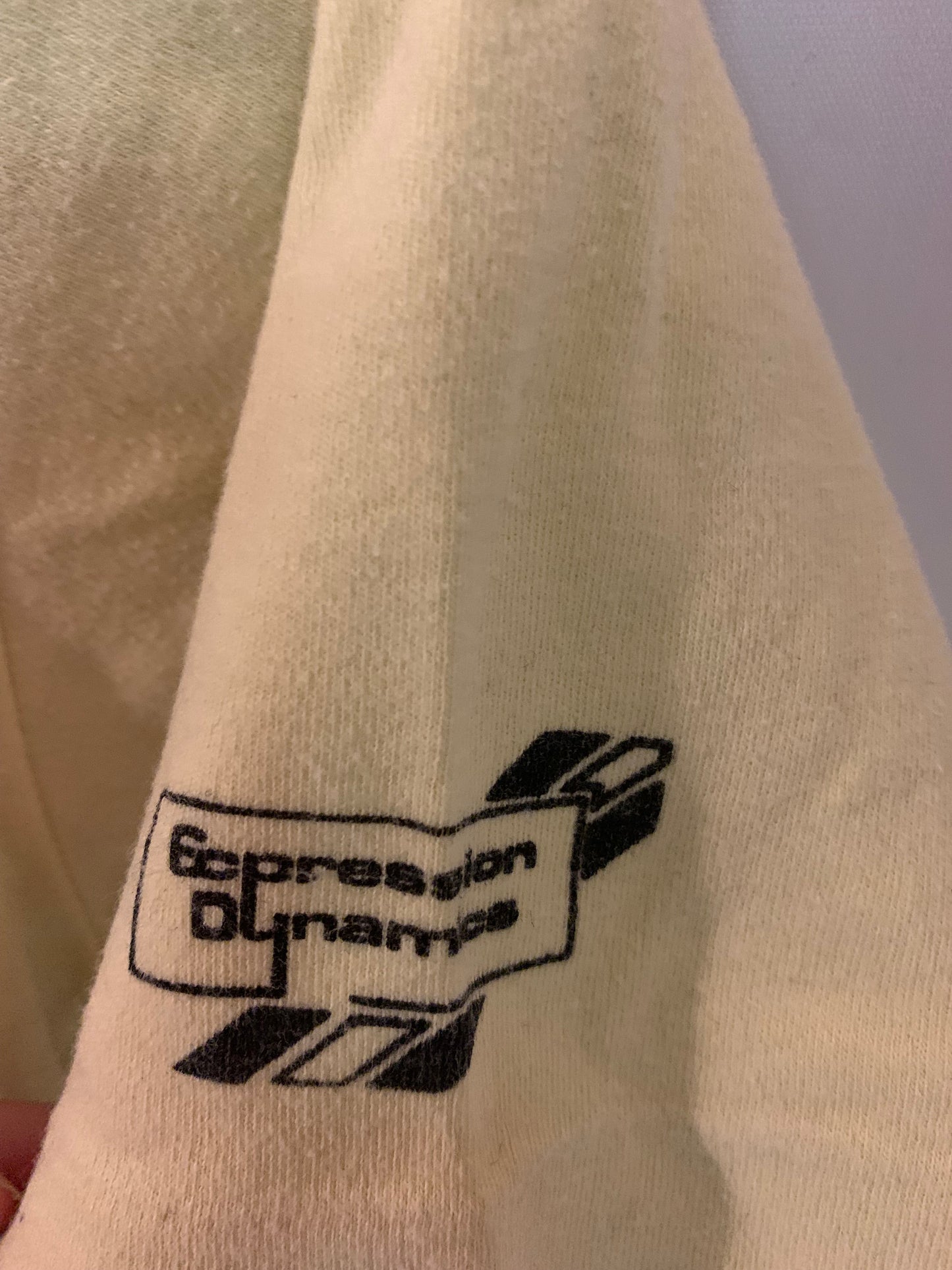 Soft thick 70’s Singapore t shirt in butter cream