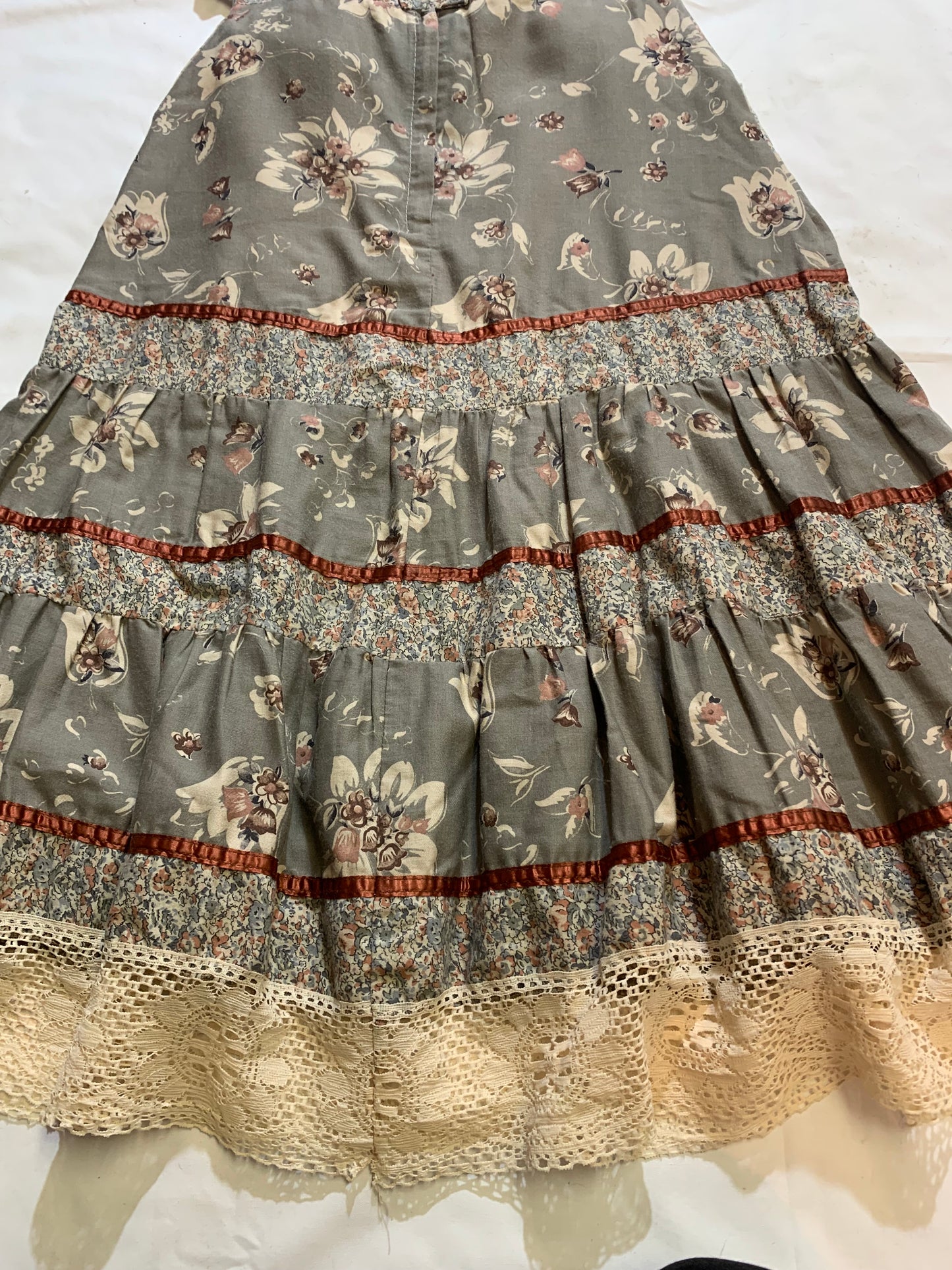 Gray Gardens Boho Skirt
